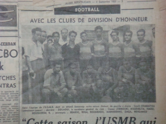 1953 l'USMB nos fréres musulmans avec Khabatou