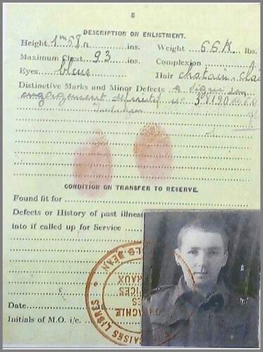 * Trésor d'archives - Le cheminement de Rémy Cescosse ancien du 1er Ra de la 1ère Division Française Libre de Pomarez à Londres  -   Décembre 1942 à Juillet 1943 