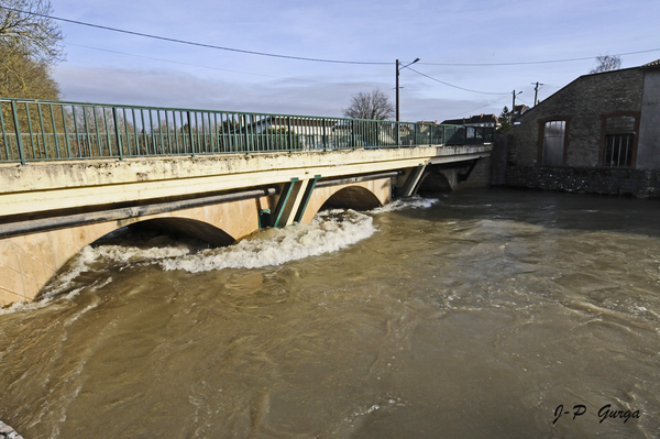 Jean-Pierre Gurga a photographié les inondations de janvier 2018, à Châtillon sur Seine et dans le Châtillonnais