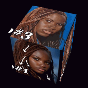 Dessin et peinture - vidéo 3107 : Comment peindre un visage d'origine africaine  (cheveux et dreadlocks) 2/2 ? - huile ou acrylique.
