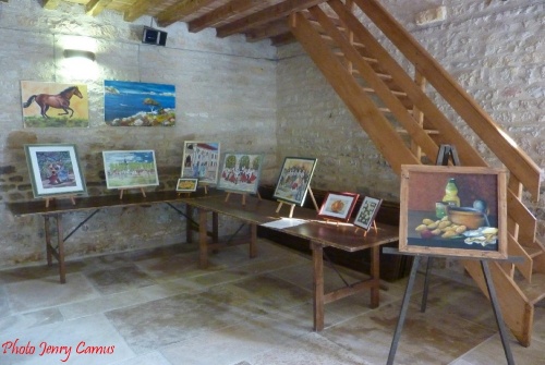 Les peintres de la Section Peinture des Amis du Châtillonnais ont exposé à Jully (Yonne)