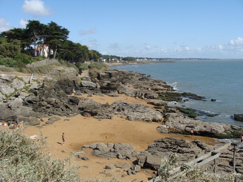 Plage des Sablons  à Pornic 