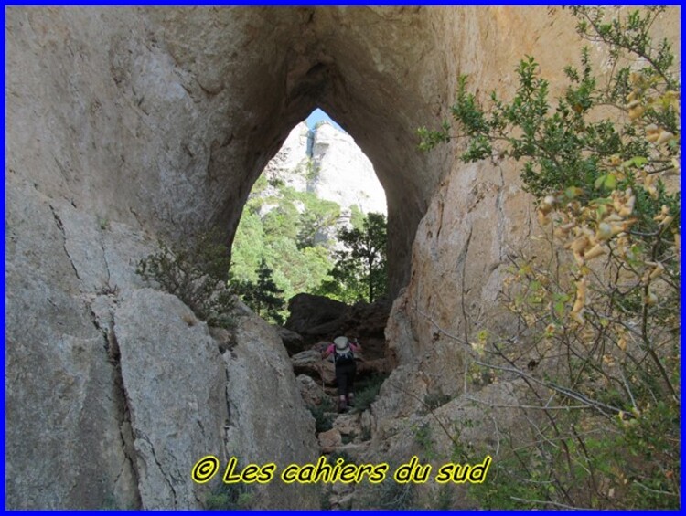 Gorges du Tarn, les échelles du rocher Cinglegros