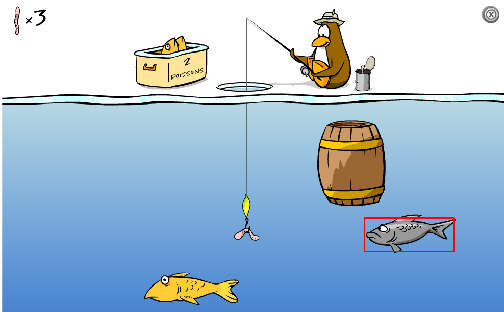 Comment pêcher le poisson gris dans glaglasticot - Club Penguin Actus  Astuces