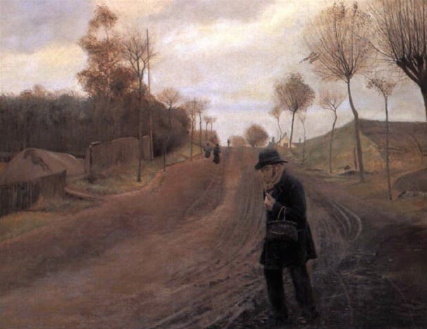 Laurits Andersen Ring, Route à Naestved, 1890