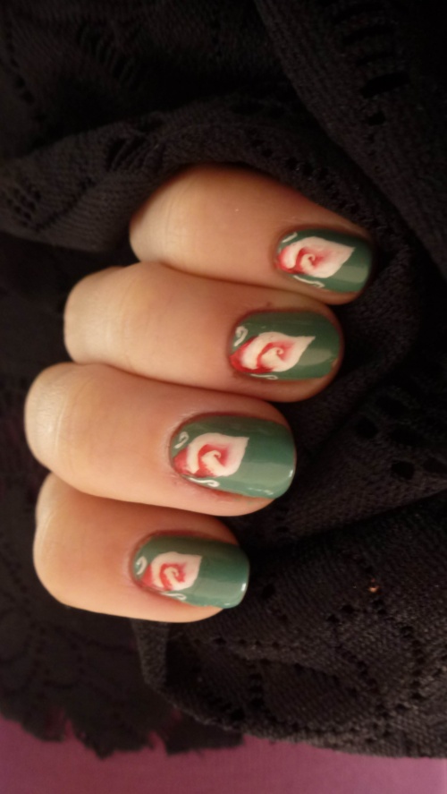 Roses au one stroke