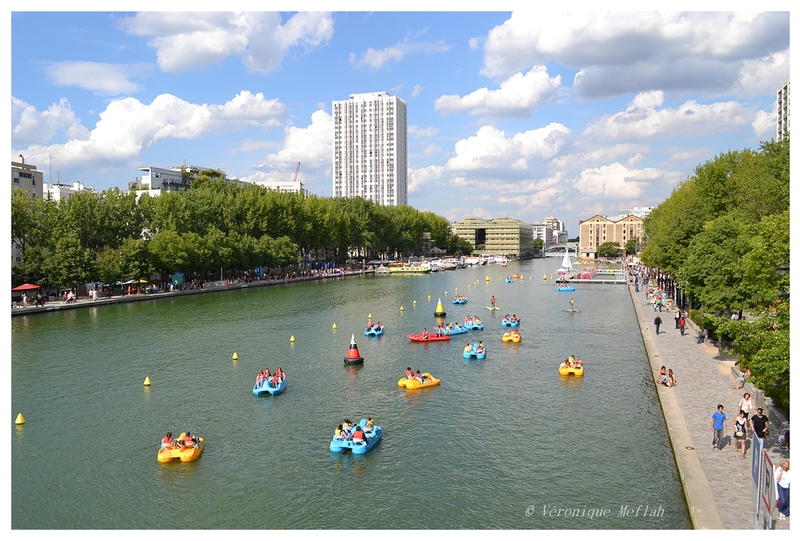 Canal de l'Ourcq, Parc de la Villette (Paris 19ème)