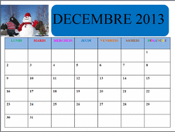 Calendrier du loup