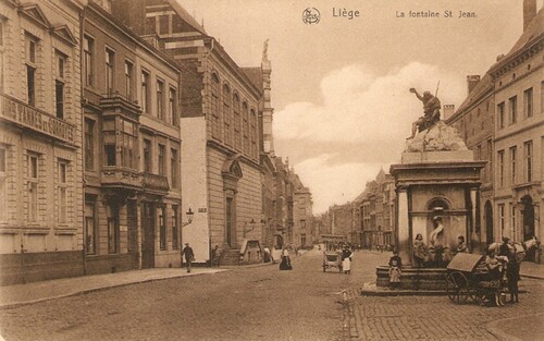 Liège - La fontaine St. Jean (avant 1917)