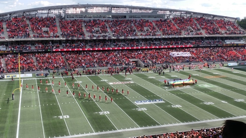 BC Lions versus Ottawa Redblacks at TD Place