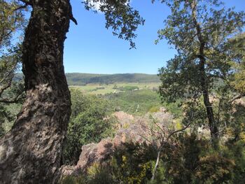 Vue sur la plaine de l'Endre