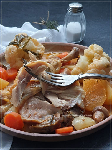 CUISSES DE POULET AUX LÉGUMES D'HIVER AU COOKEO