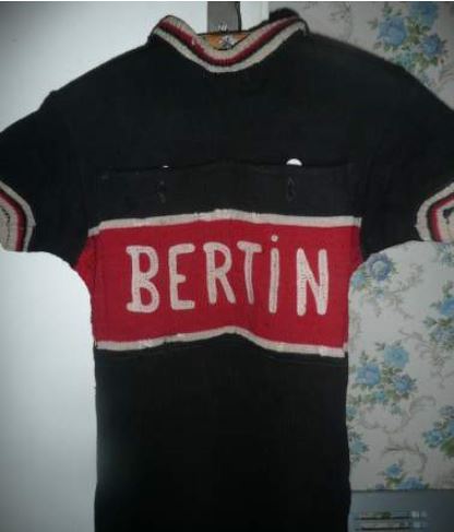 Tenue cyclisme équipe Bertin années 50 :