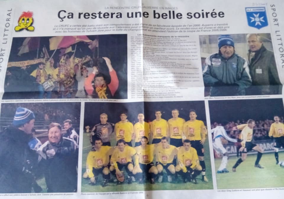 Coupe de France : 2005 - Auxerre - 32emes de finale - 