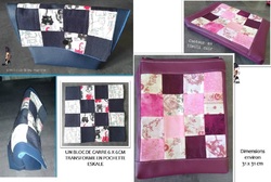 "Assemblage" - finition en pochette/trousse 