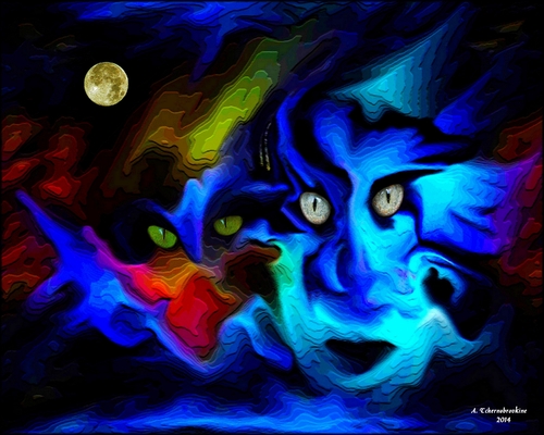 Les masques de la pleine lune