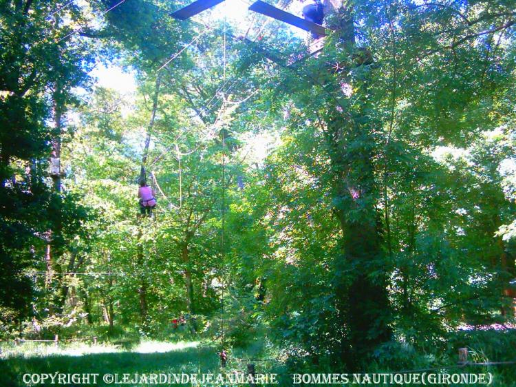 Bommes (Gironde)DESCENTE DU CIRON EN GROUPE SANS ENCADREMENT EN CANOË ... PARCOURS AVENTURE EN HAUTEUR : Parcours accrobranche dans les arbres