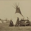 Comanche camp near Fort Sill in Indian Territory - 1870
