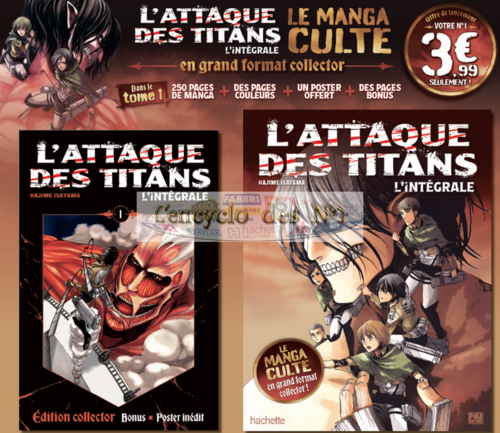 N° 1 L'attaque des Titans l'intégrale - Test 