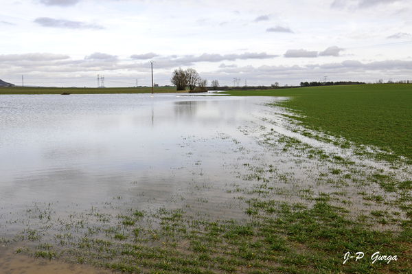 Jean-Pierre Gurga a photographié les inondations de janvier 2018, à Châtillon sur Seine et dans le Châtillonnais