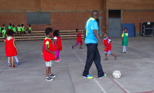 Nos champions se mettent au football