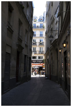 La rue Courtalon à Paris 1°