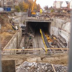Avancement de la station 14 du métro