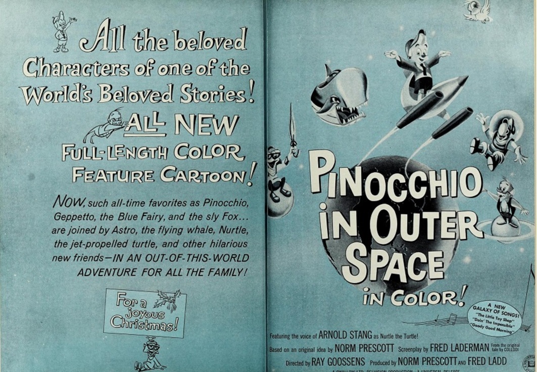 PINOCCHIO IN OUTER SPACE BOX OFFICE USA 1965