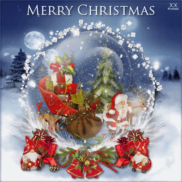 Tutoriel Globe Merry Christmas de Ming-yue chez Delire2scrap