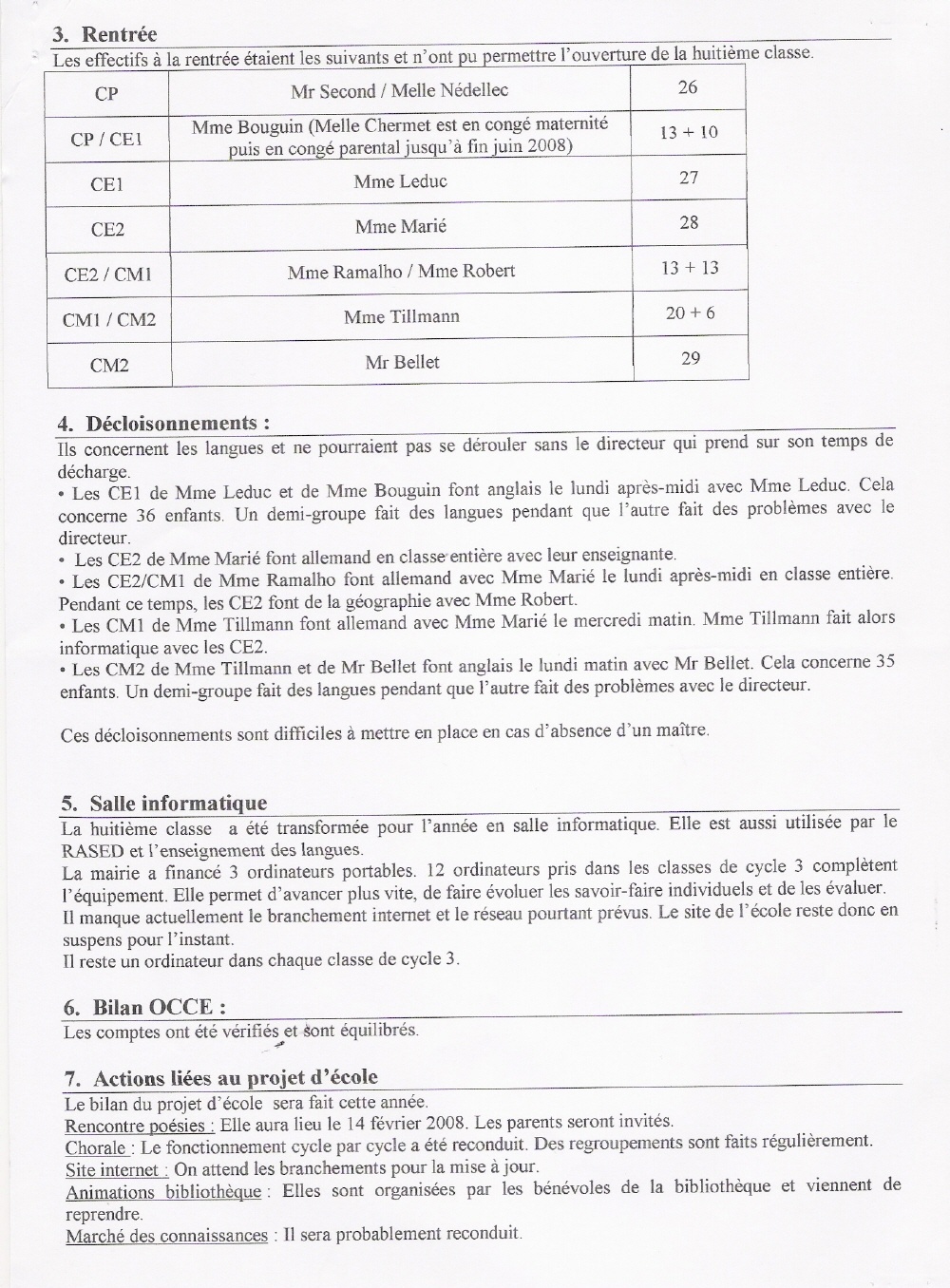 document rencontre parents