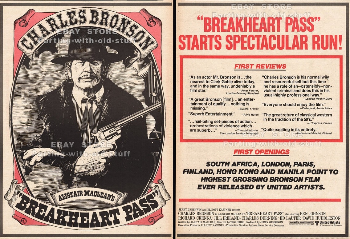 BREAKHEART PASS box office USA 1976