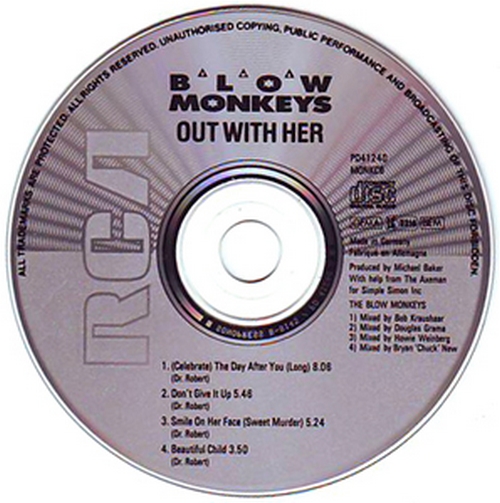 1987 : Single SP - Maxi et CD RCA Records MONKT 6 [ UK ]   