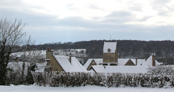 Bellou le Trichard entre neige et dégel