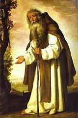 saint Antoine le Grand par Francisco de Zurbarán (1598-1664)