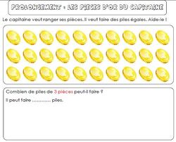Prolongement : les pièces d'or du capitaine