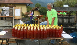 La fête du cidre à Arnand