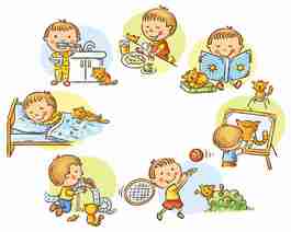 daily routine clipart royalty free cleaning table clip art vector ...