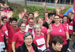 Dans le cadre d'octobre rose, Elles ont marché, couru...