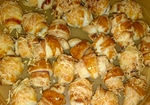 Mini -croissants au jambon- gruyère
