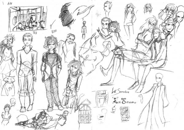 croquis crayon Novembre 2014