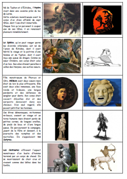 PROJET MYTHOLOGIE CM