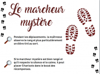 image de marcheur