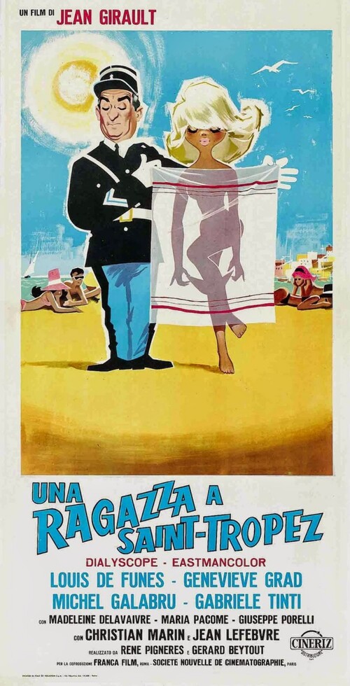 LE GENDARME DE SAINT TROPEZ -  LOUIS DE FUNES BOX OFFICE 1964