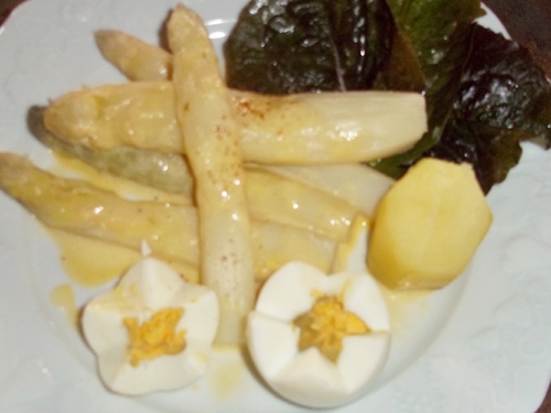 Asperges sauce hollandaise-Thermomix