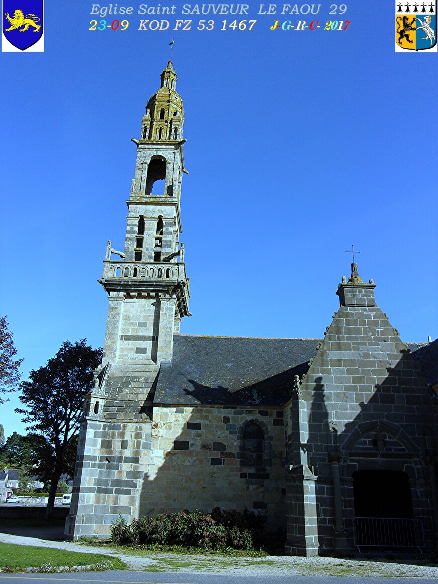 Eglise Saint  SAUVEUR  2/2  LE FAOU 29        D   04/11/2018