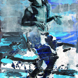 Roger Pfund, Nijinsky Dancer, mixed media, 2005