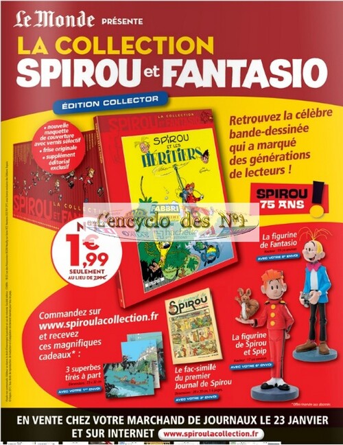 Nouvelle collection : N° 1 BD Spirou et Fantasio