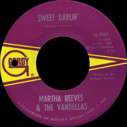Martha Reeves & The Vandellas : Album " Ridin' High " Gordy Records GLPS 926 [ US ]