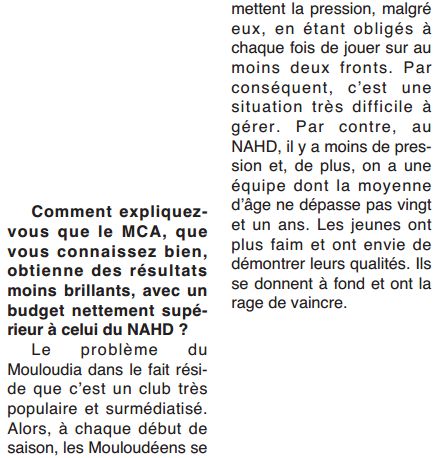 Samir Galoul voulait rester au MCA