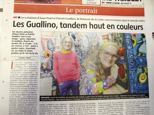 Les Guallino, tandem haut en couleurs